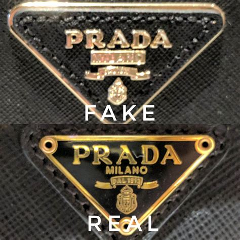 fake prada logo vs real|prada dust bag authentic.